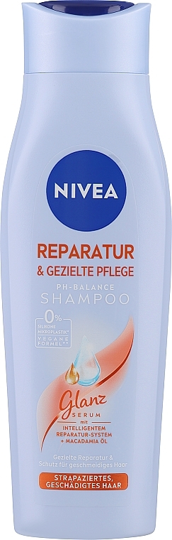 Revitalisierendes Haarshampoo mit Monoi-Öl und Squalan - NIVEA Power Repair Shampoo — Bild N1