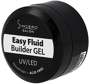 Gel zur Nagelverlängerung - Sincero Salon Easy Fluid Builder Gel — Bild N1