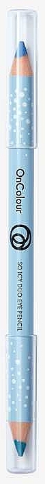 Kajalstift - Oriflame OnColour So Icy Duo Eye Pencil  — Bild N1