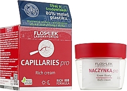 Reichhaltige fettige Gesichtscreme für Kapillarhaut - FlosLek Rich Cream — Bild N1