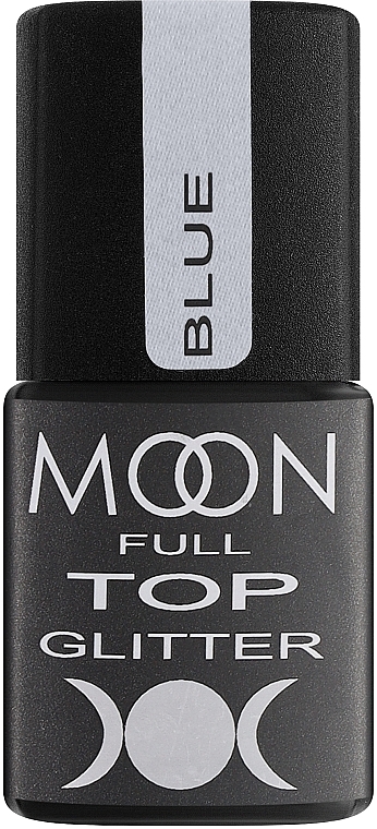 Nagelüberlack mit Glitzerpartikeln - Moon Full Top Glitter — Bild N1