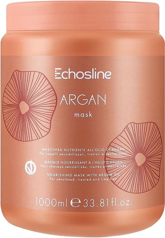 Nährende Haarmaske - Echosline Argan Mask  — Bild N2