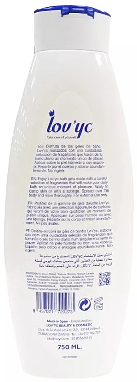 Lovyc Honey and Macadamia Oil Extract Shower Gel  - Duschgel mit Honig und Macadamiaöl  — Bild N2