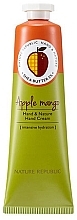 Düfte, Parfümerie und Kosmetik Feuchtigkeitsspendende Handcreme - Nature Republic Hand and Nature Hand Cream Mango