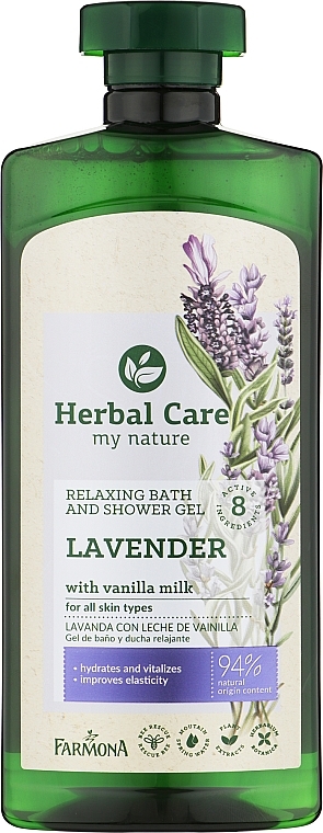 Bademilch mit Lavendel und Vanillemilch - Farmona Herbal Care — Bild N1