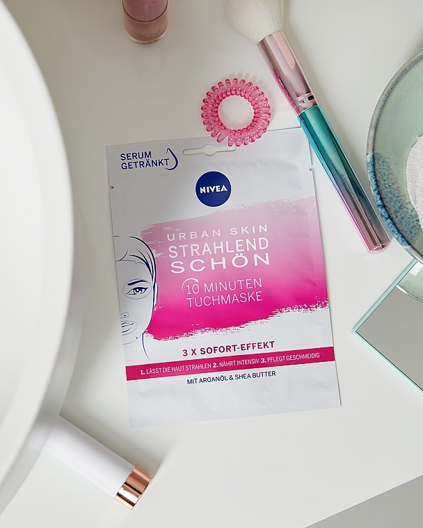 10 Minuten Tuchmaske für strahlend schöne Haut - Nivea Natural Radiance 10 Minutes Sheet Mask — Bild N2