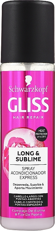 Haarschutzspray mit Keratin - Gliss Kur Long & Sublime — Bild N1