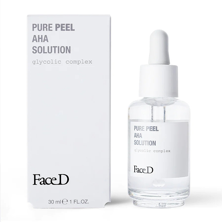 Glykol-Gesichtspeeling - FaceD Pure Peel AHA Solution — Bild N1