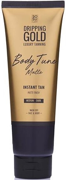 Mattierender Selbstbräuner für Gesicht und Körper - Sosu By SJ Body Tune Matte Instant Tan — Bild N2