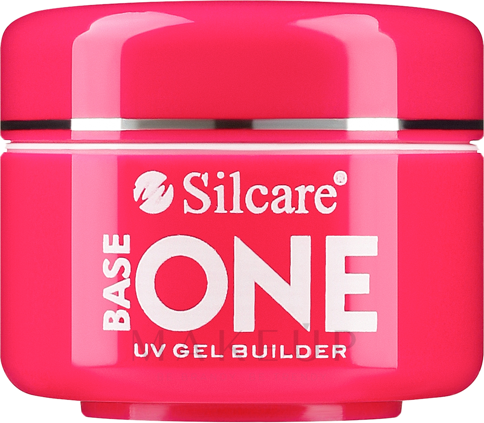 UV Nagelgel weiß - Silcare Base One Bianco W3 Extra — Bild 5 g