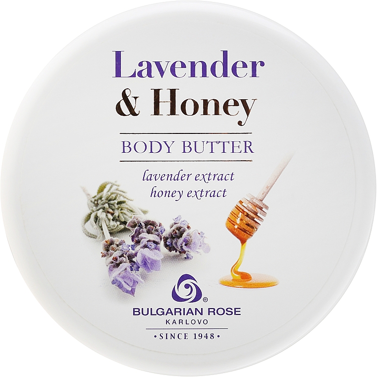 Körperbutter mit Lavendel- und Honigextrakt - Bulgarian Rose Lavender & Honey Body Butter — Bild N1