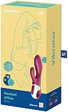 Düfte, Parfümerie und Kosmetik Kaninchen-Vibrator Burgund - Satisfyer Heated Affair