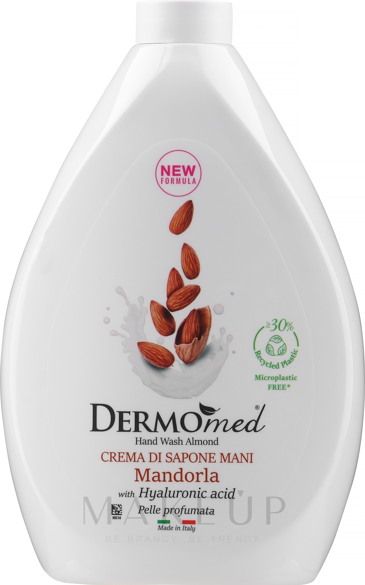 Flüssige Cremeseife mit Sheabutter und Mandel - Dermomed Cream Soap Karite and Almond (Nachfüller) — Bild 1000 ml