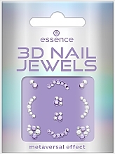 Düfte, Parfümerie und Kosmetik Nagelaufkleber 10 St. - Essence 3d Nail Jewels Future Reality 
