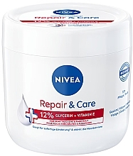 Creme mit Glycerin und Vitamin E - NIVEA Repair & Care 12% Glycerin + Vitamin E Cream — Bild N1