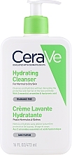 CeraVe Hydrating Cleanser - Feuchtigkeitsspendende Reinigungsemulsion für Körper und Gesicht mit 3 essentiellen Ceramiden und Hyaluronsäure  — Bild N3