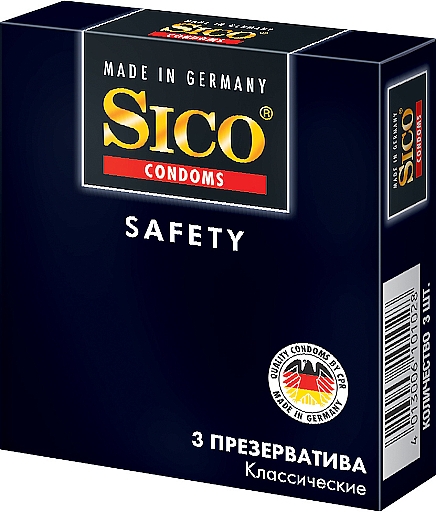 Kondomen Safety klassisch 3 St. - Sico — Bild N1