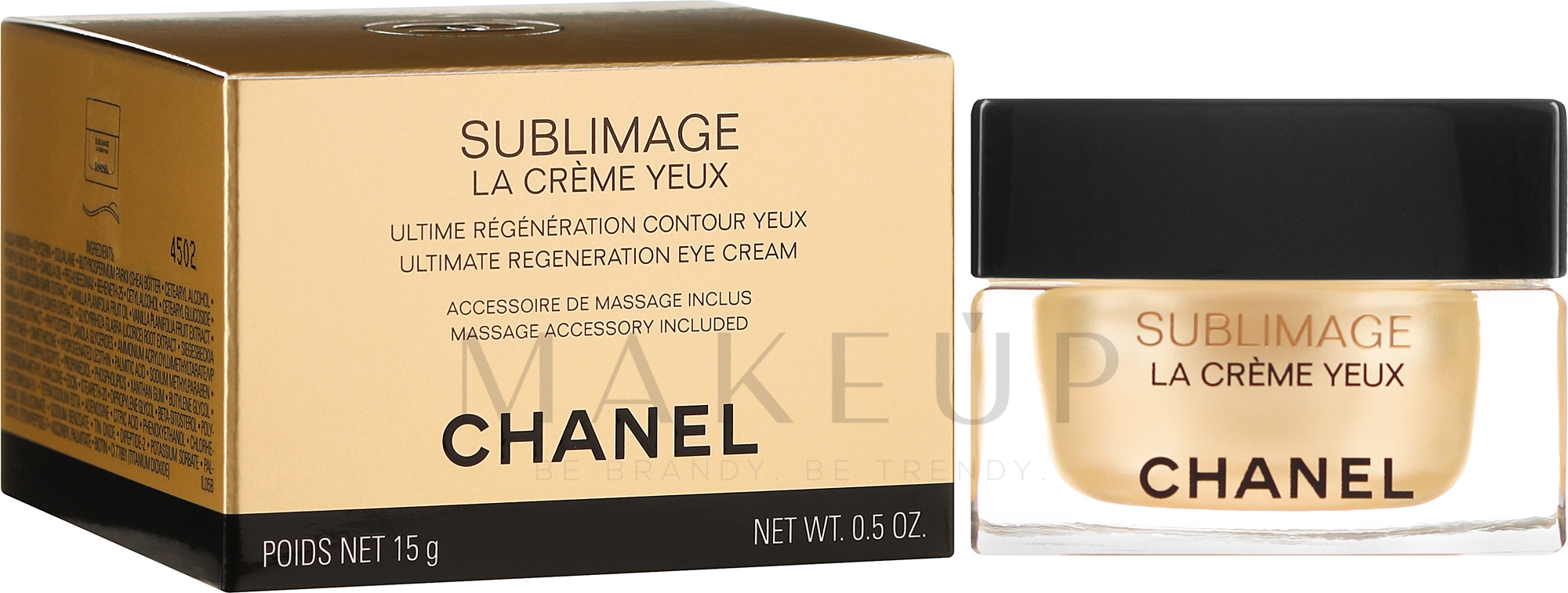 Regenerierende Creme für die Augenpartie - Chanel Sublimage Eye Cream — Bild 15 g