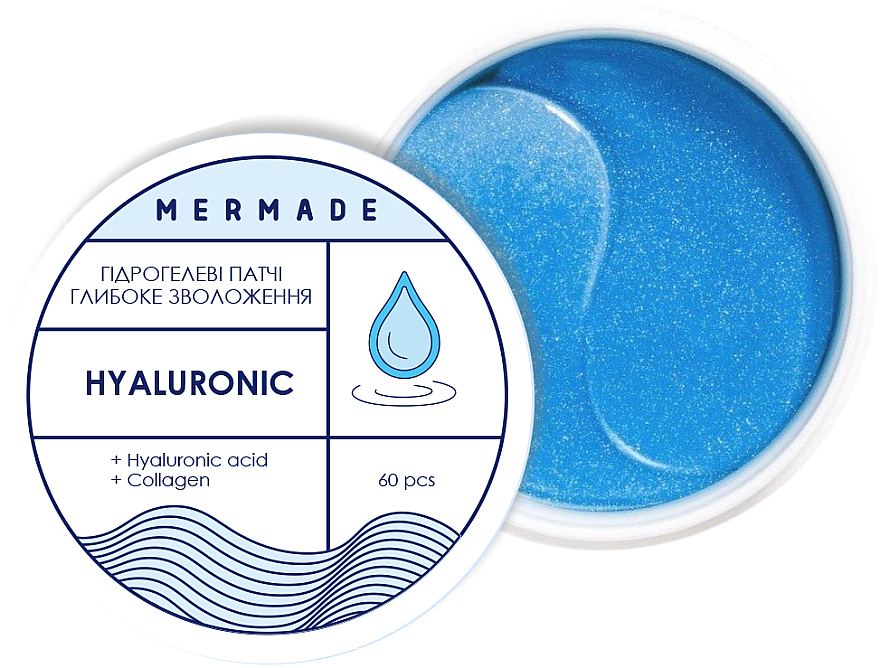 Feuchtigkeitsspendende Hydrogel-Augenpatches - Mermade Hyaluronic Patch — Bild N1