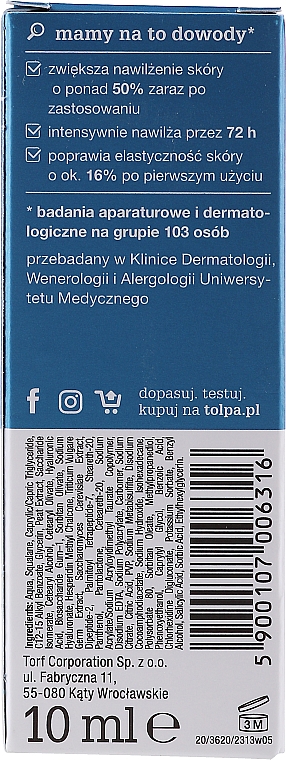 Feuchtigkeitsspendendes und entspannendes Augencreme-Gel - Tolpa Dermo Face Hydrativ Moisturizing Relaxing Eye Cream-Gel — Bild N3