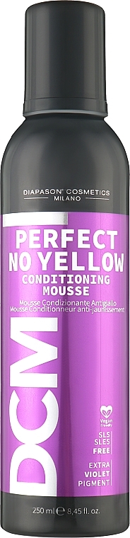 Haarschaum gegen Gelbstich - DCM Perfect No Yellow Conditioning Mousse — Bild N1
