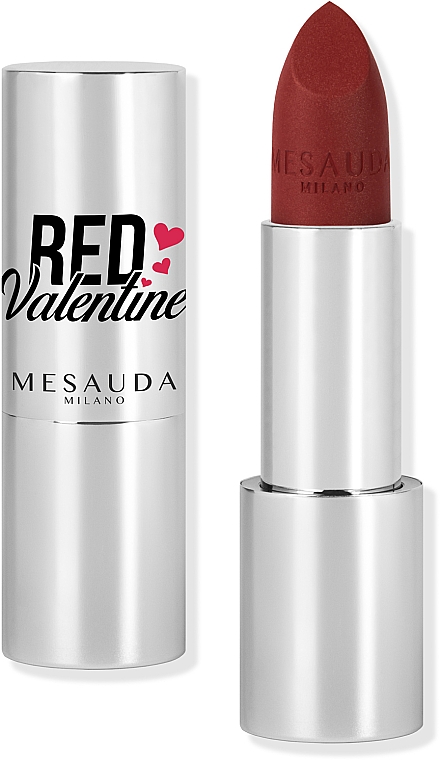 GESCHENK! Matter Lippenstift - Mesauda Milano Red Valentine Extreme Hold Matte Lipstick — Bild N1