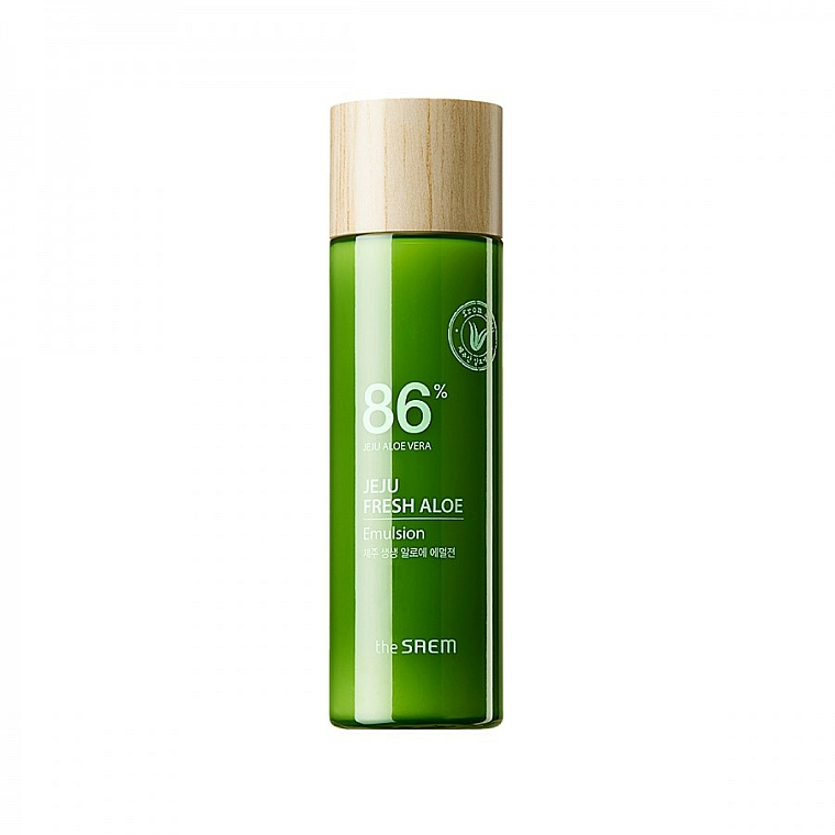 Feuchtigkeitsspendende Gesichtsemulsion mit 86% Aloe Vera-Saft - The Saem Jeju Fresh Aloe Emulsion