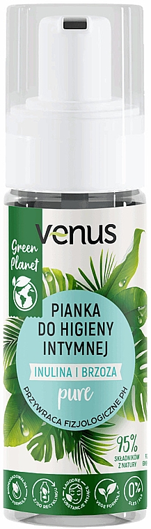 Schaum für die Intimhygiene - Venus Green Planet Pure — Bild N1