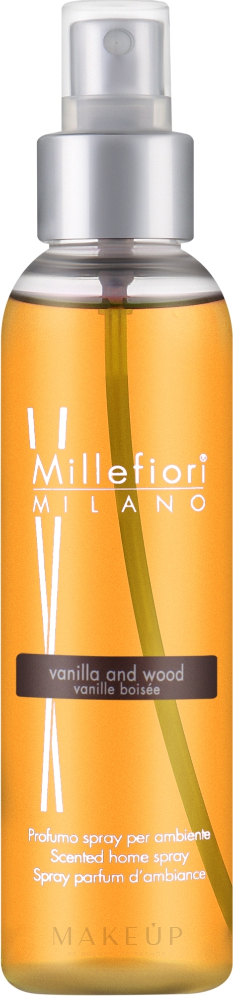 Aromaspray für zu Hause Vanilla & Wood - Millefiori Milano Natural Spray Perfumer — Bild 150 ml