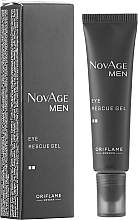 Düfte, Parfümerie und Kosmetik Tonisierendes Augenkonturgel - Oriflame NovAge Men Eye Rescue Gel