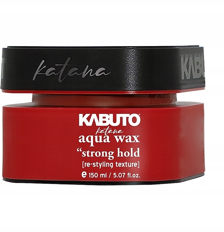 Haarpomade - Kabuto Aqua Wax Red Strong Hold — Bild N1
