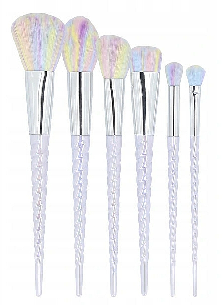 Make-up Pinselset 6-tlg. - Tools For Beauty MiMo Unicorn Pastel Set — Bild N1