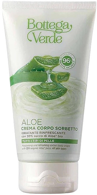 Aloe-Sorbet-Körpercreme - Bottega Verde Aloe Vera Sorbet Body Cream — Bild N1