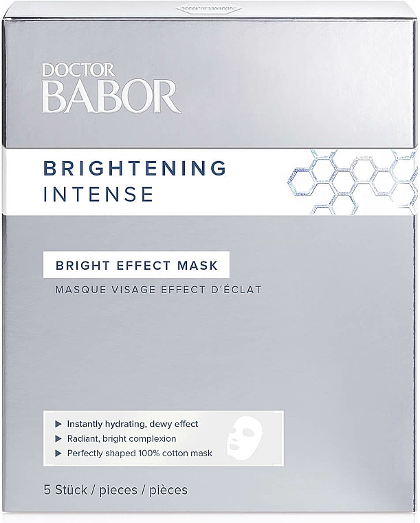 Aufhellende Tuchmaske für das Gesicht - Doctor Babor Brightening Intense Bright Effect Mask — Bild N1
