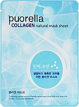 Düfte, Parfümerie und Kosmetik Tuchmaske für das Gesicht mit Kollagen - Puorella Collagen Natural Mask Sheet