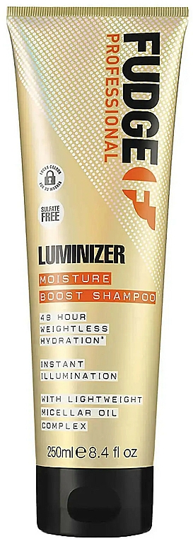 Feuchtigkeitsspendendes und farbschützendes Shampoo für strapaziertes und gefärbtes Haar - Fudge Luminizer Moisture Boost Shampoo — Bild N1