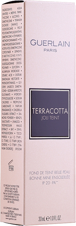 Verschönernde Foundation für eine strahlende, gesunde Sonnenbräune - Guerlain Terracotta Joli Teint SPF20 — Foto N2