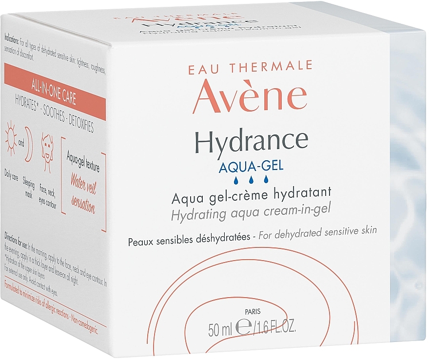 Feuchtigkeitsspendendes Gesichtscreme-Gel - Avene Hydrance Aqua Gel — Bild N3