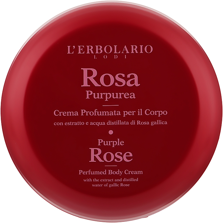 Duftende Körpercreme Lila Rose - L'Erbolario Purple Rose Perfumed Body Cream — Bild N1