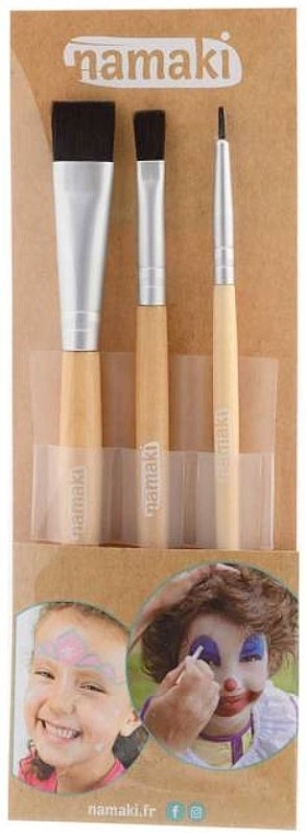 Make-up Pinselset 3-tlg. - Namaki Make-up Brushes Set — Bild N1