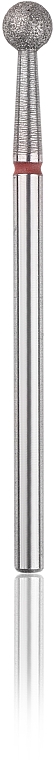 Diamant-Nagelfräser in Kugelform 4,0 mm rot - Head The Beauty Tools — Bild N1
