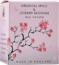 Duftkerze Orientalisches Gewürz & Kirschblüte - The English Soap Company Oriental Spice and Cherry Blossom Candle — Bild N2