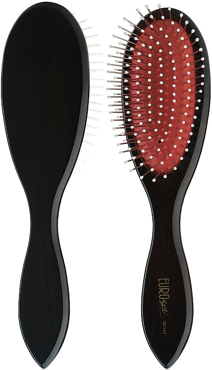 Massage-Haarbürste aus Holz 00147 oval - Eurostil Oval Brush Large — Bild N1