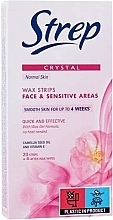 Düfte, Parfümerie und Kosmetik Wachsstreifen zur Enthaarung - Strep Crystal Face & Sensitive Areas