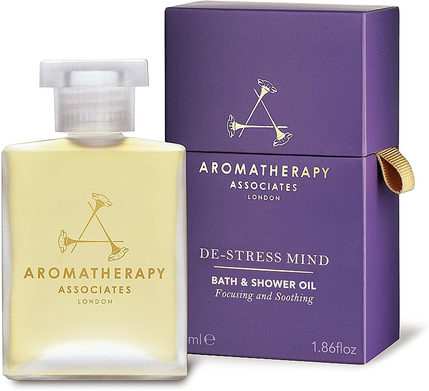 Beruhigendes und erfrischendes Anti-Stress Bade- und Duschöl - Aromatherapy Associates De-Stress Mind Bath & Shower Oil — Bild N1