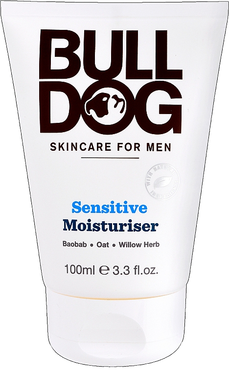 Feuchtigkeitscreme für empfindliche Haut mit Affenbrotbaumöl, Haferöl und Weidenkrau - Bulldog Skincare Sensitive Moisturiser — Bild N1