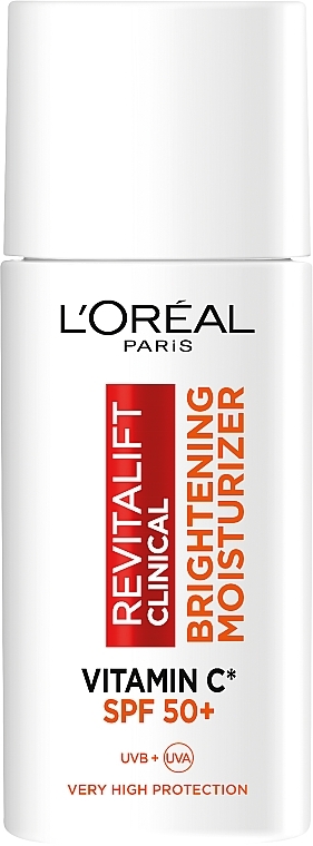 Leuchtende Tagescreme mit SPF 50+ - L'Oreal Paris Revitalift Clinical — Bild N1