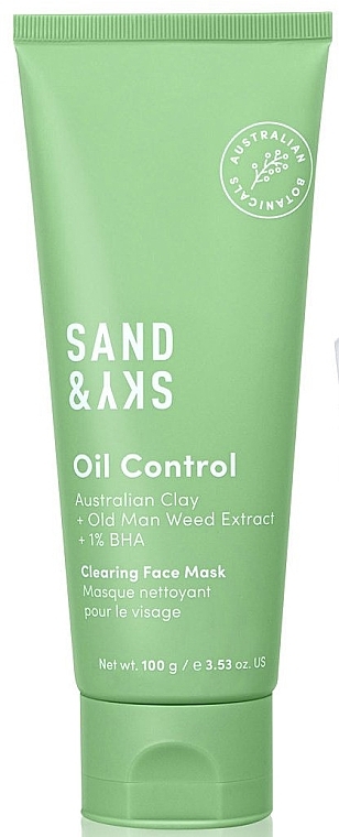 Gesichtsmaske - Sand & Sky Oil Control Clearing Face Mask — Bild N1