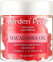 Düfte, Parfümerie und Kosmetik Regenerierendes Serum in Kapseln für strapaziertes Haar - Jerden Proff Vitalizing Hair Serum Macadamia Oil