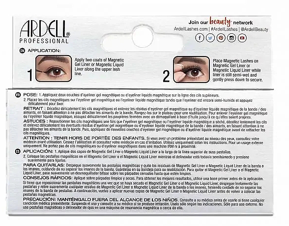 Magnetische falsche Wimpern - Ardell Magnetic Lash 3D Faux Mink 854 — Bild N3